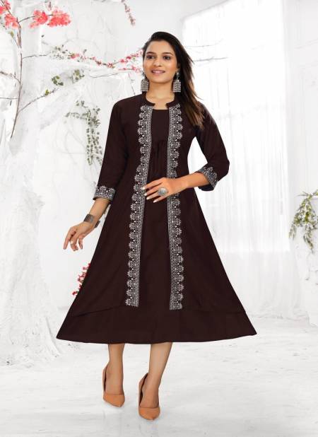 New Panghat 1 Party Wear Rayon Fancy Designer Kurti Collection